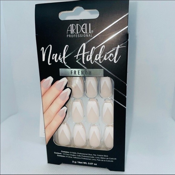 Ardell Nail Addict French Tip Press On Nails - Picture 1 of 1